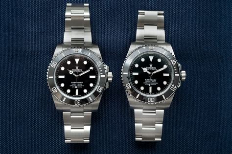 gold rolex submariner wrist|rolex 114060 vs 124060.